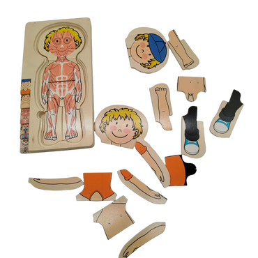 Delta-Sport Handelskontor GmbH Bundle Anatomie 3x Holzpuzzle