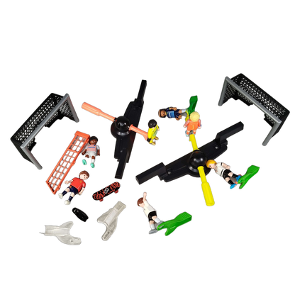 Playmobil Bundle Fußball Set Figuren & Tore