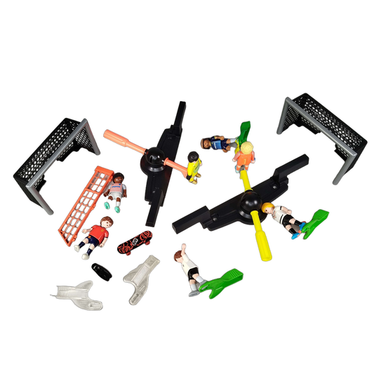 Playmobil Bundle Fußball Set Figuren & Tore