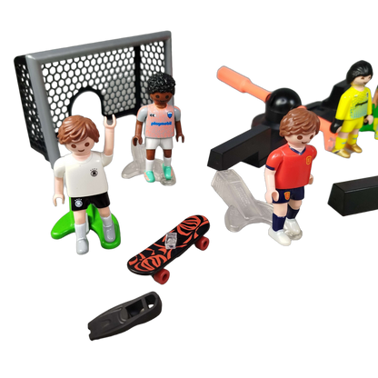 Playmobil Bundle Fußball Set Figuren & Tore