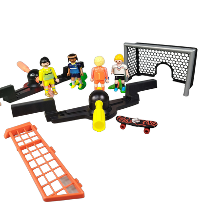 Playmobil Bundle Fußball Set Figuren & Tore