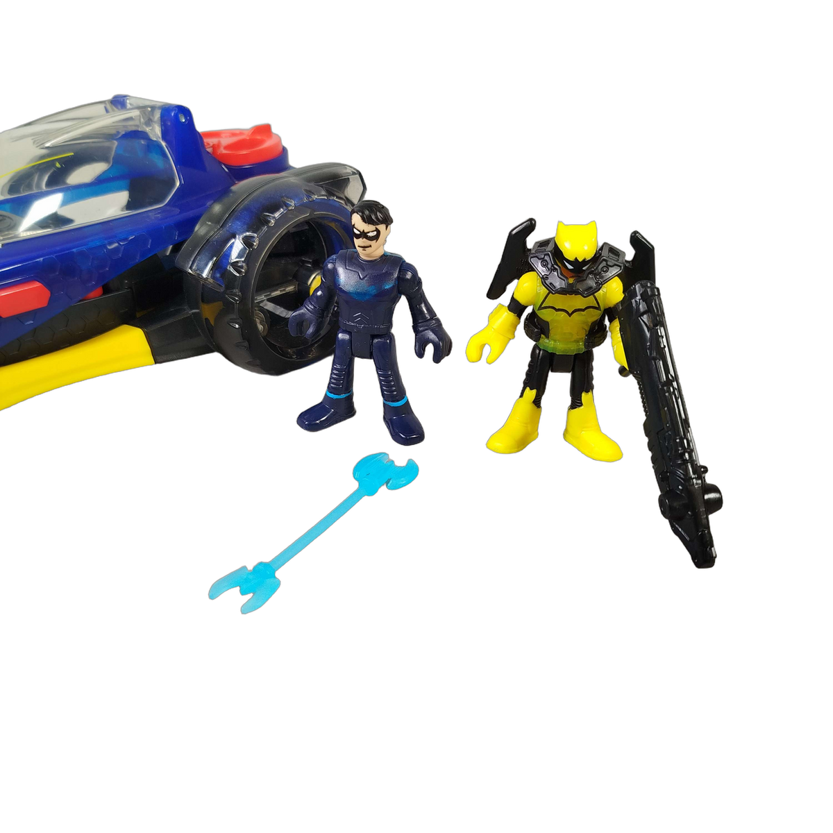 Mattel Bundle Batman Transforming Batmobile großes Set Fahrzeug