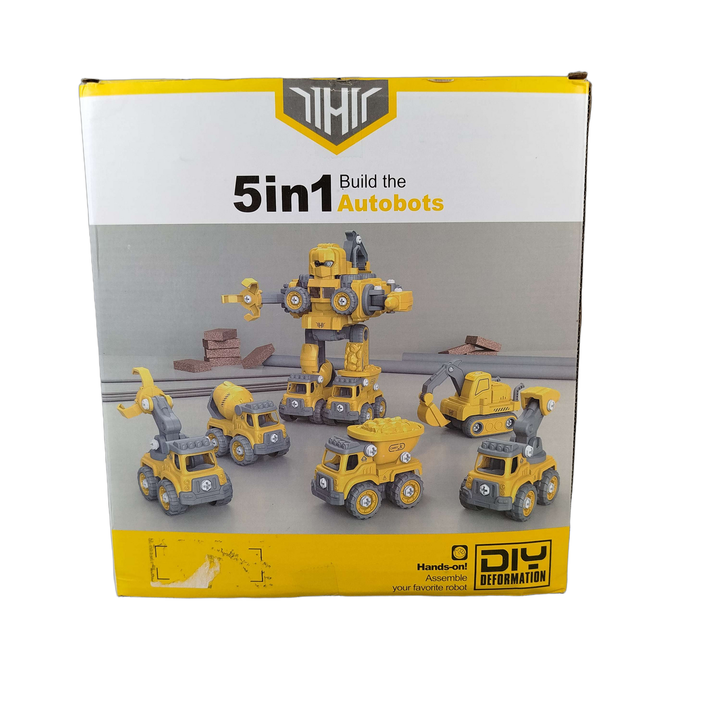 toyari GV407 5-in-1 Baukasten Roboter & Fahrzeuge