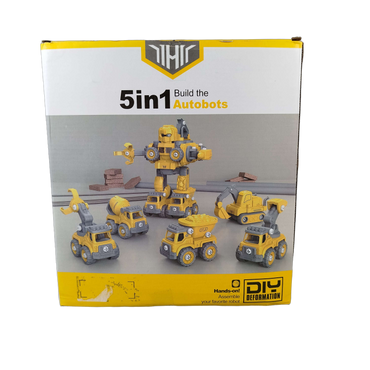 toyari GV407 5-in-1 Baukasten Roboter & Fahrzeuge