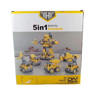 toyari GV407 5-in-1 Baukasten Roboter & Fahrzeuge