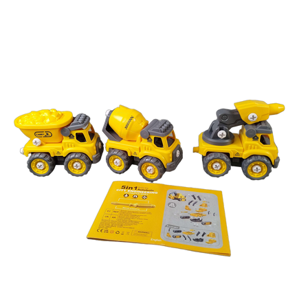 toyari GV407 5-in-1 Baukasten Roboter & Fahrzeuge