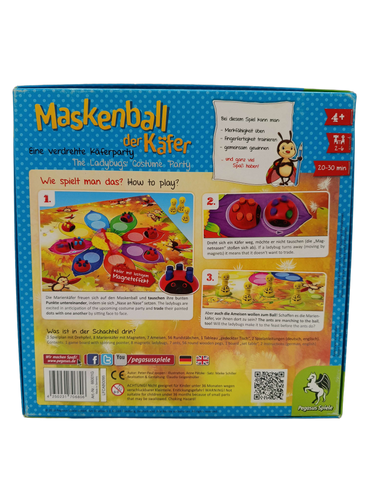 Pegasus Spiele Maskenball der Käfer 18010G Kinderspiel & Brettspiel
