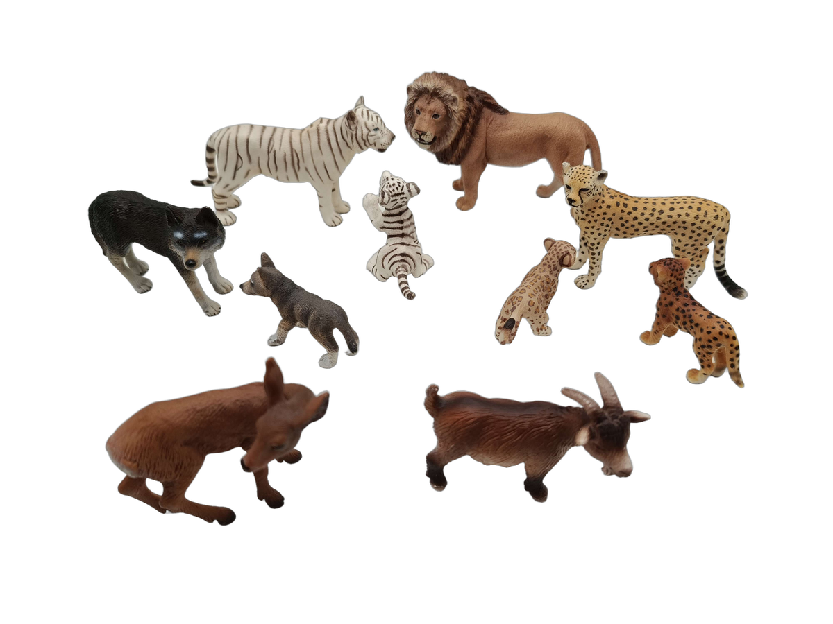 Schleich Tiere Bundle Wildtiere 5 Teile Tierfiguren