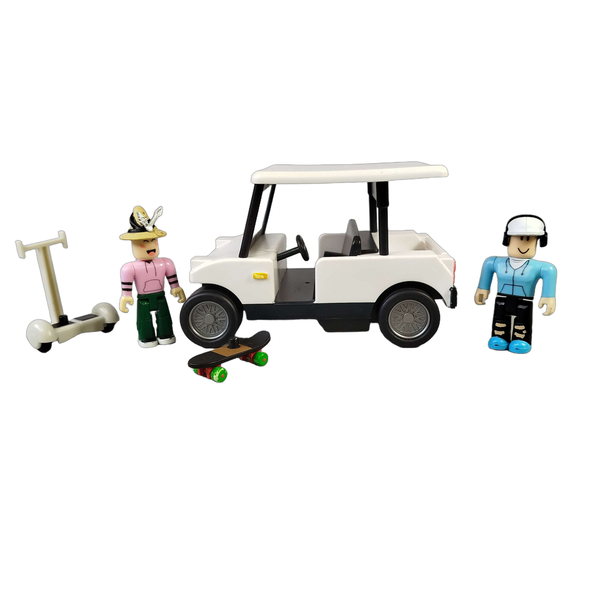 Jazwares Brookhaven Golf Cart Fahrzeug & Figuren mit Zubehör