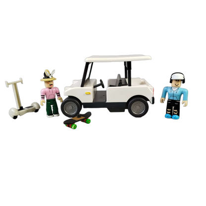 Jazwares Brookhaven Golf Cart Fahrzeug & Figuren mit Zubehör