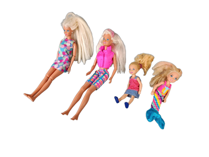 Mattel Bundle Meerjungfrau Set von 4 Puppen