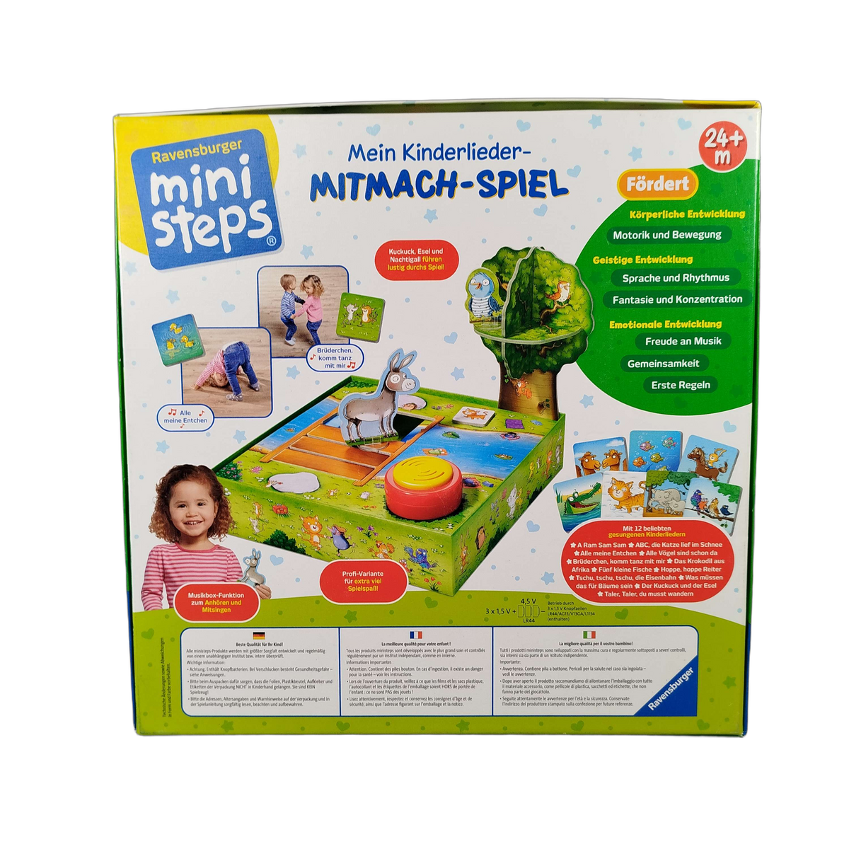 Ravensburger mini steps Mein Kinderlieder-Mitmachspiel Lernspiel