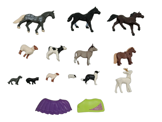 Playmobil Bundle Tiere großes Set Tierfiguren Bauernhof Pferde