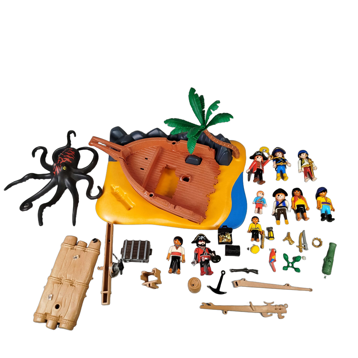 Playmobil Bundle Set von 2 Pirateninsel & Riesenkrake 4136 4291