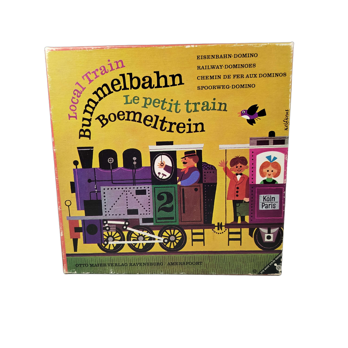 Otto Maier Verlag Bummelbahn 15.574 Brettspiel Eisenbahn-Domino
