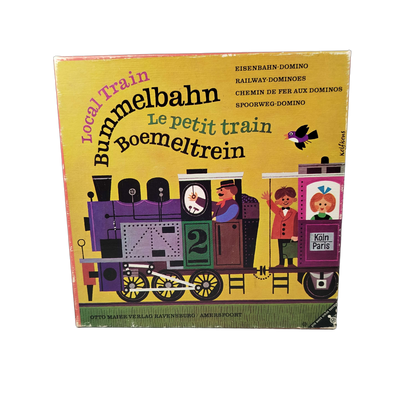 Otto Maier Verlag Bummelbahn 15.574 Brettspiel Eisenbahn-Domino