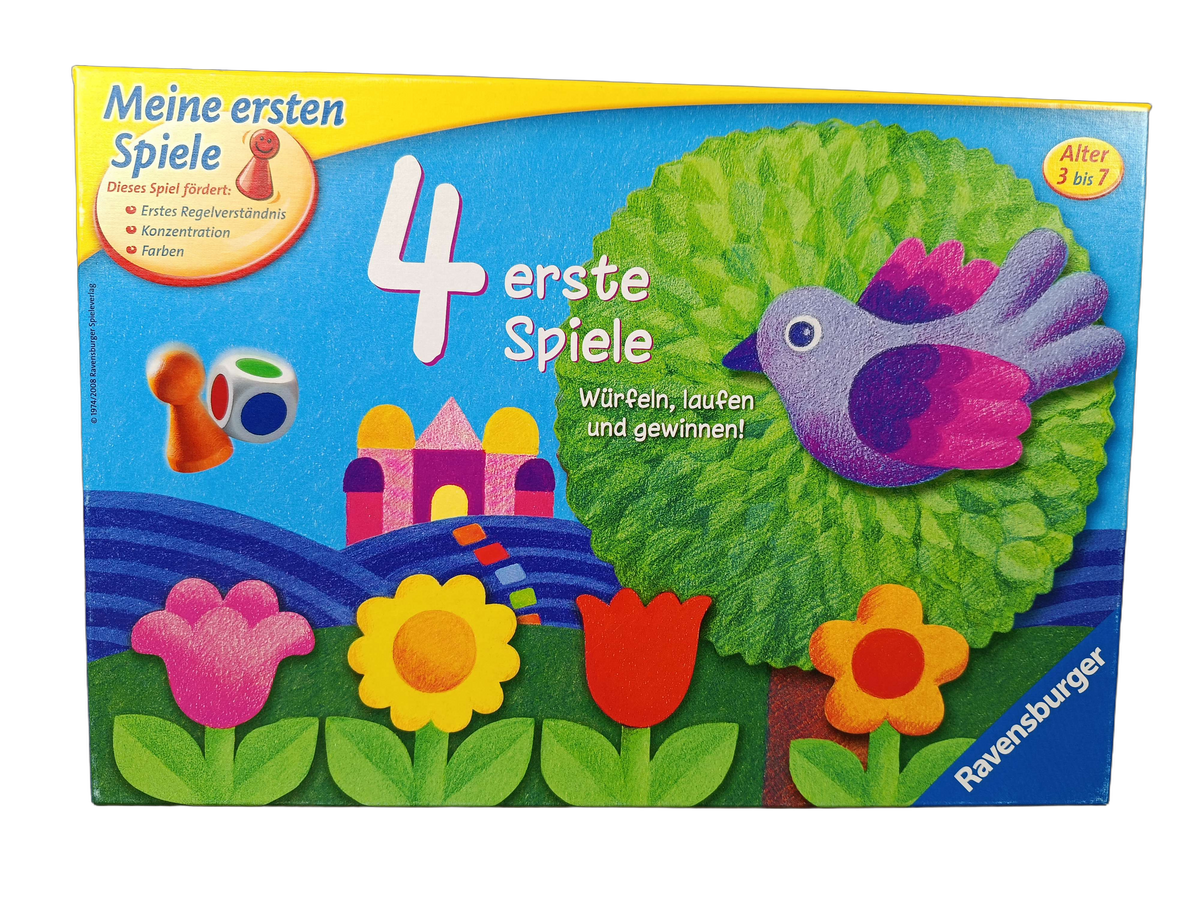 Ravensburger Meine ersten Spiele 4 erste Spiele Brettspiel 21 417 4