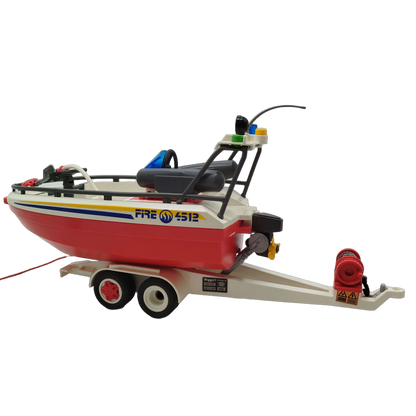 Playmobil Feuerwehrboot auf Trailer 4512 Boot