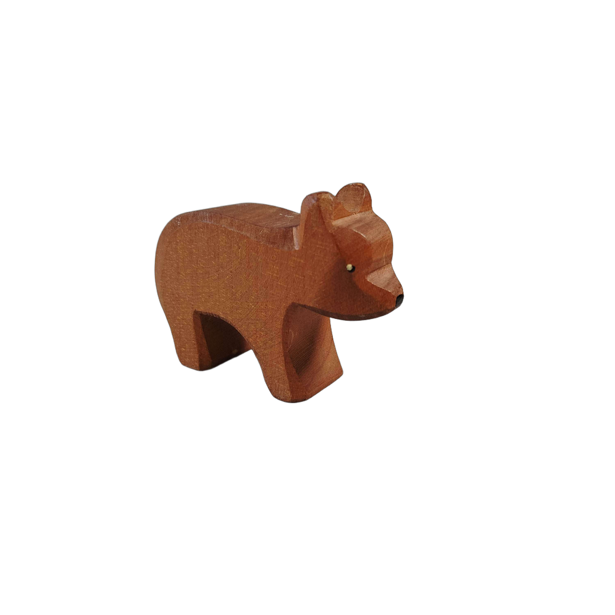Ostheimer Bär klein stehend Holzfigur Holztier