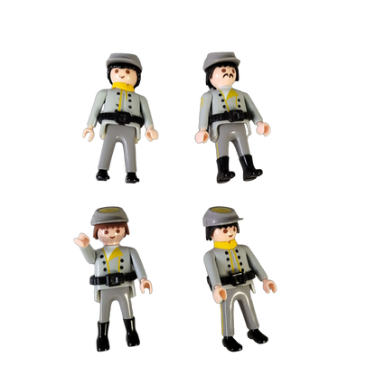 Playmobil Bundle Südstaaten-Kavallerie großes Set Figuren & Pferd