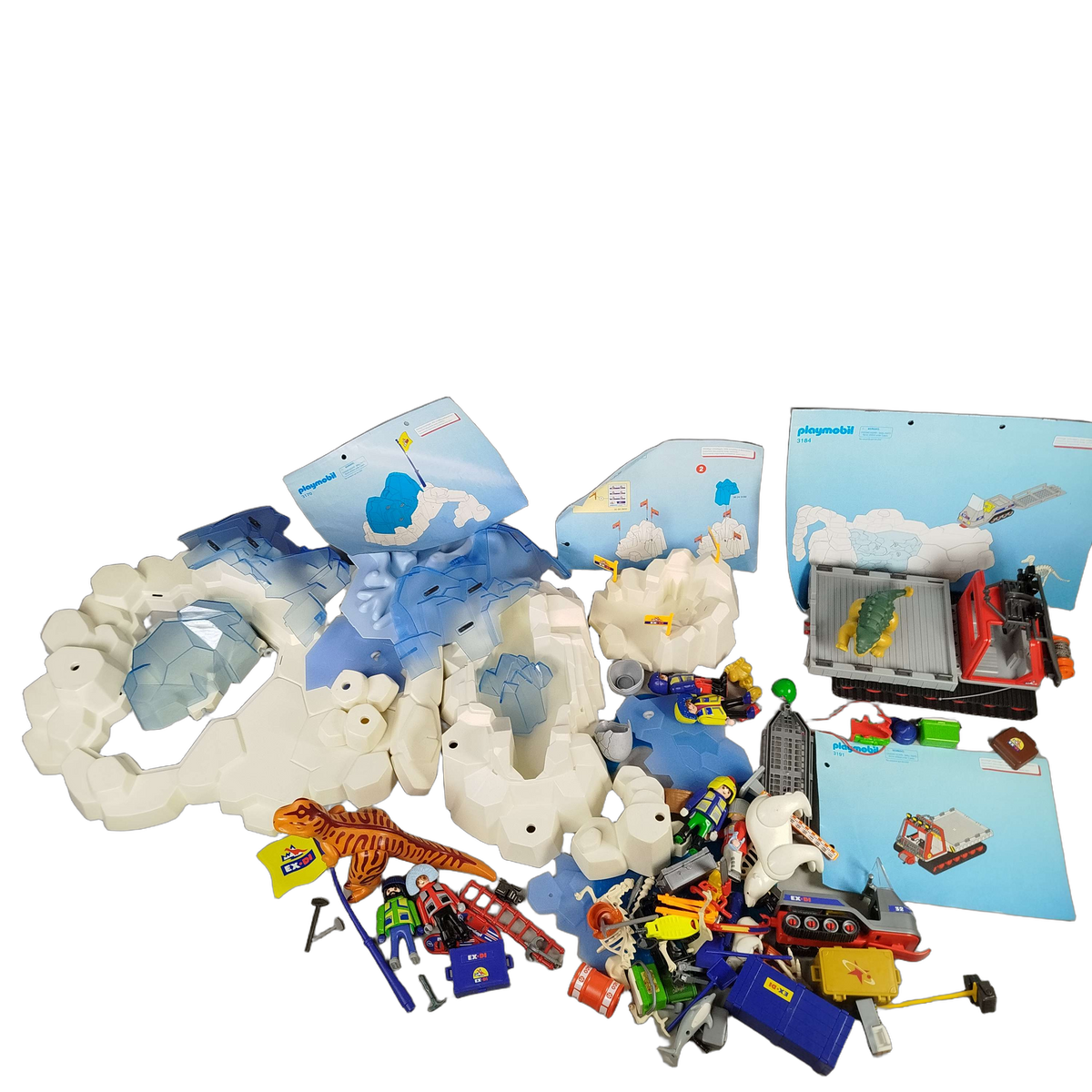 Playmobil Bundle Dinosaurier 3170 3184 3191 3193 Set von 4 Figuren