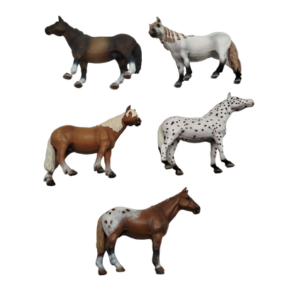 Schleich Tiere Bundle Pferde Pinto Friese 5 Teile Tierfiguren