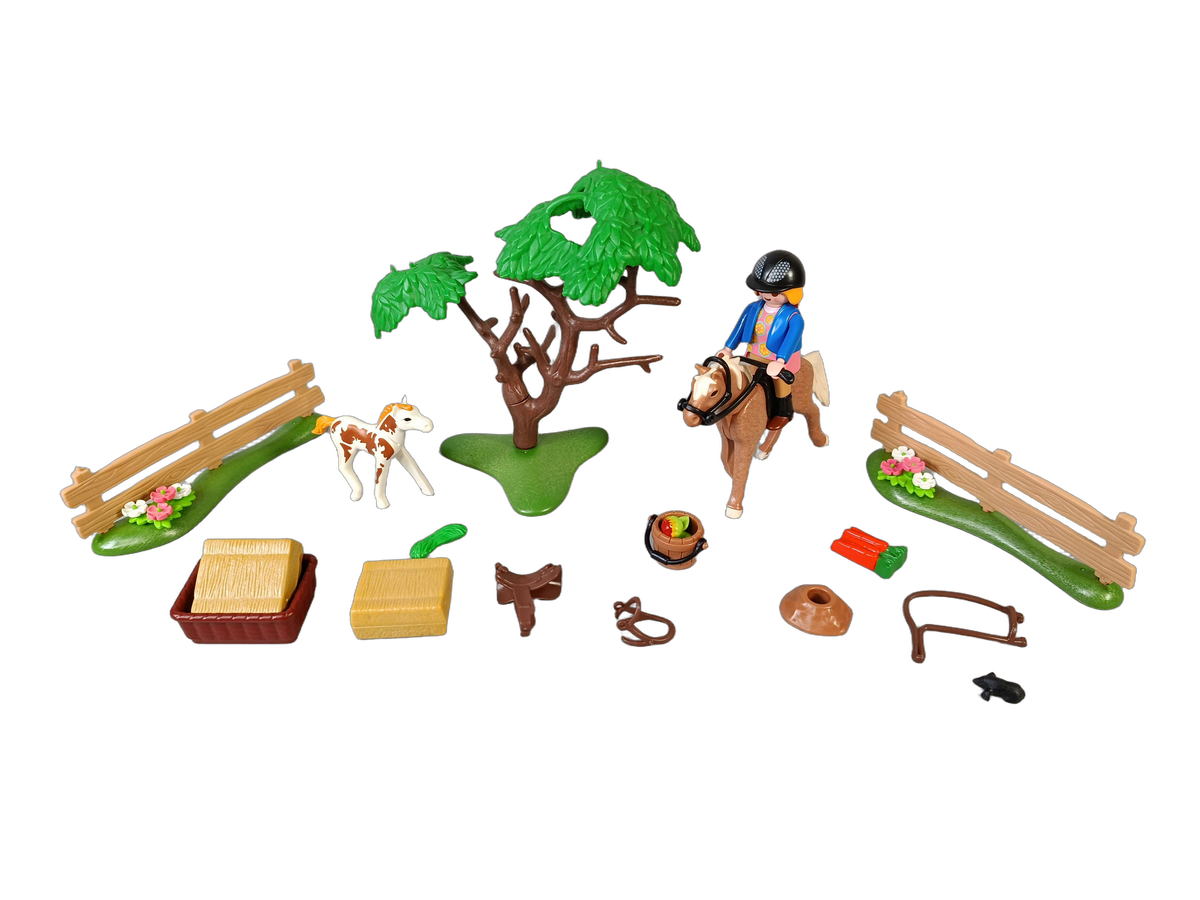 Playmobil Bundle 5227 5279 Set von 2 Figuren & Pferde, ab 3 Jahre