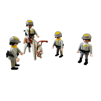 Playmobil Bundle Western Soldaten Pferd großes Set Figuren & Gewehre