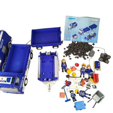 Playmobil Bundle THW 4082 4087 Set von 2 Fahrzeuge, Anhänger & Figuren