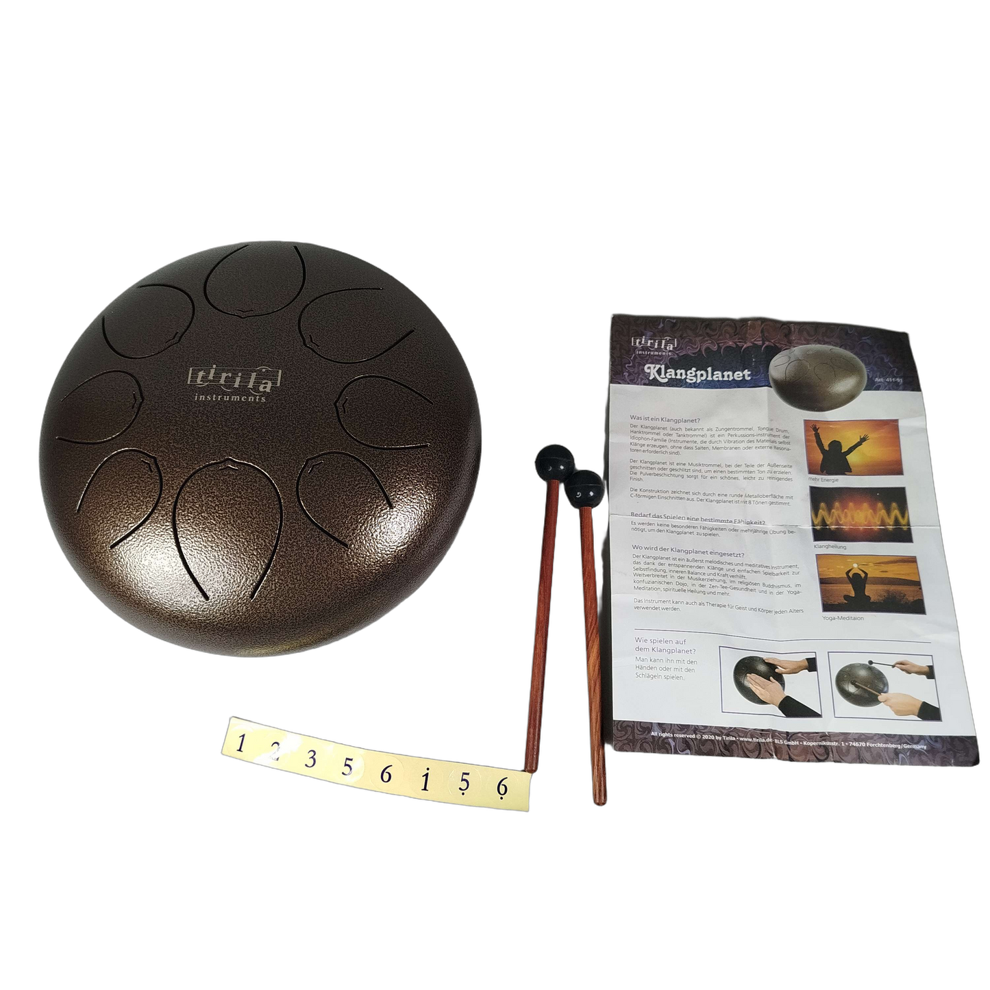 Drifa Instruments Klangplanet Steel Tongue Drum Neu