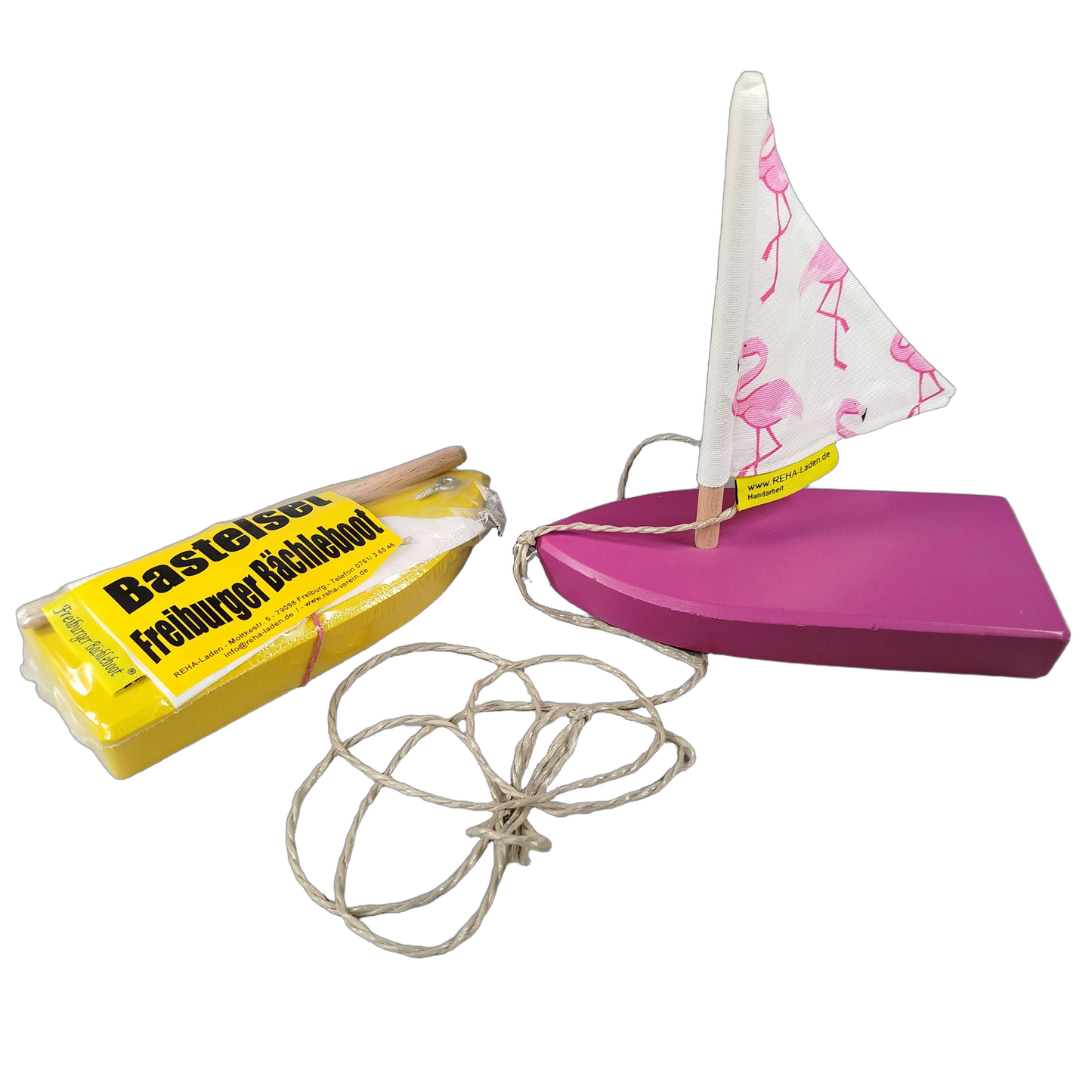 Freiburger Bächleboot Bundle Segelboot Bastelset Neuwertig