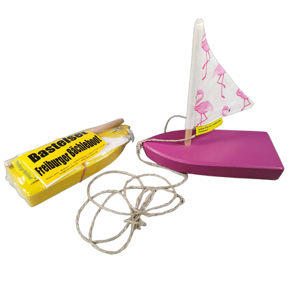 Freiburger Bächleboot Bundle Segelboot Bastelset Neuwertig