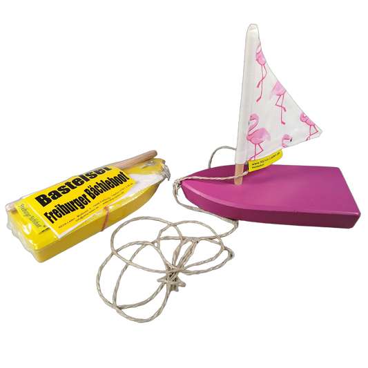 Freiburger Bächleboot Bundle Segelboot Bastelset Neuwertig