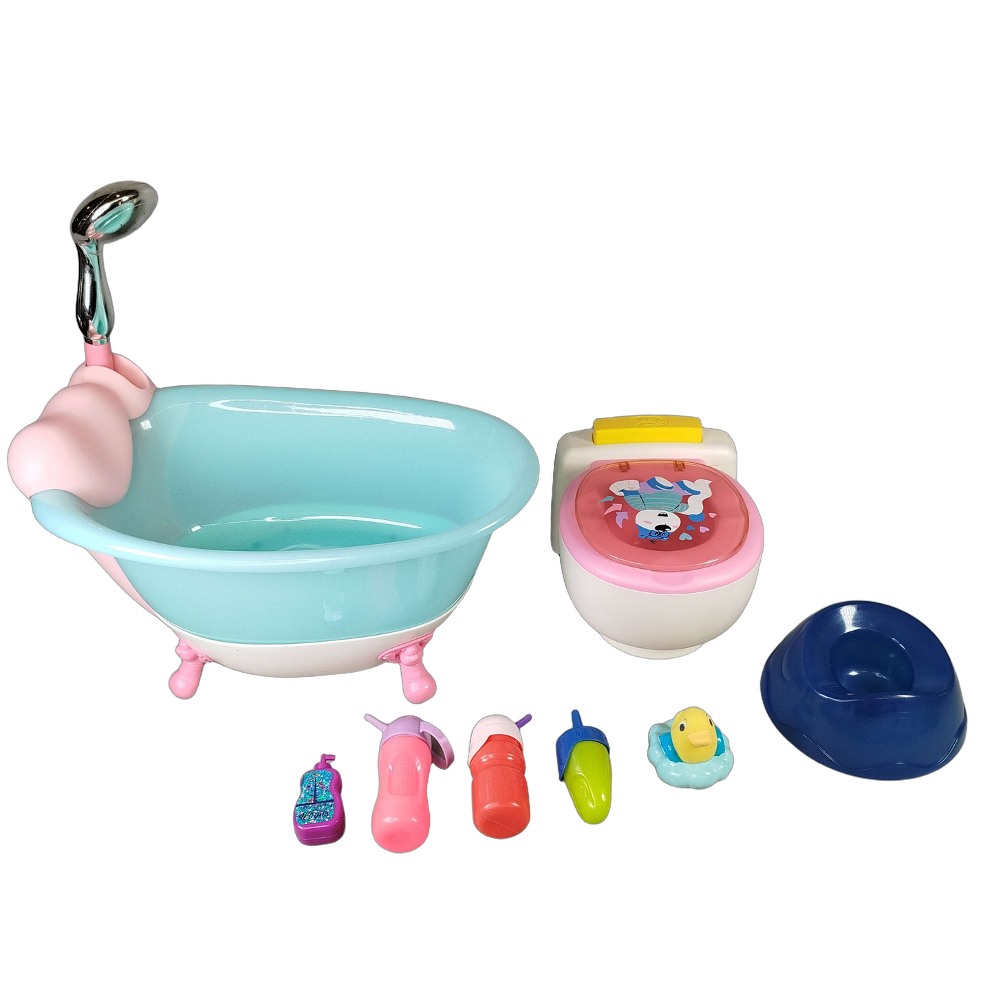 Zapf Creation Bundle BABY born Set von 8 Badewanne WC