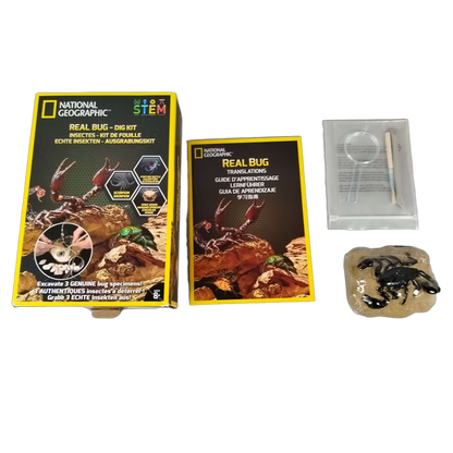 National Geographic Real Bug Dig Kit Ausgrabungsset