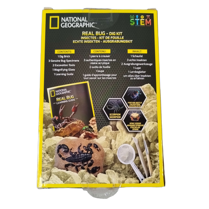 National Geographic Real Bug Dig Kit Ausgrabungsset