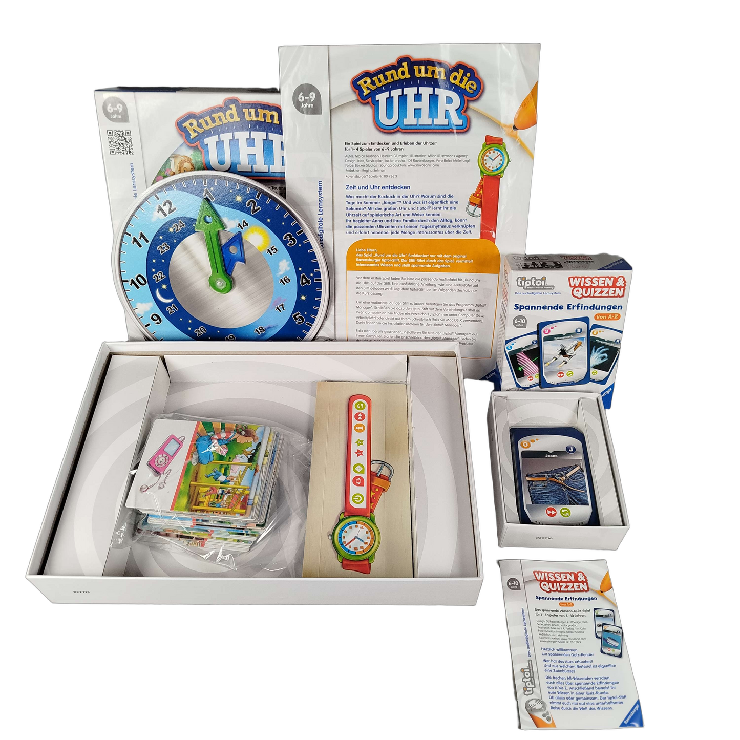 Ravensburger Bundle tiptoi 2 Lernspiele Wissen & Quizzen