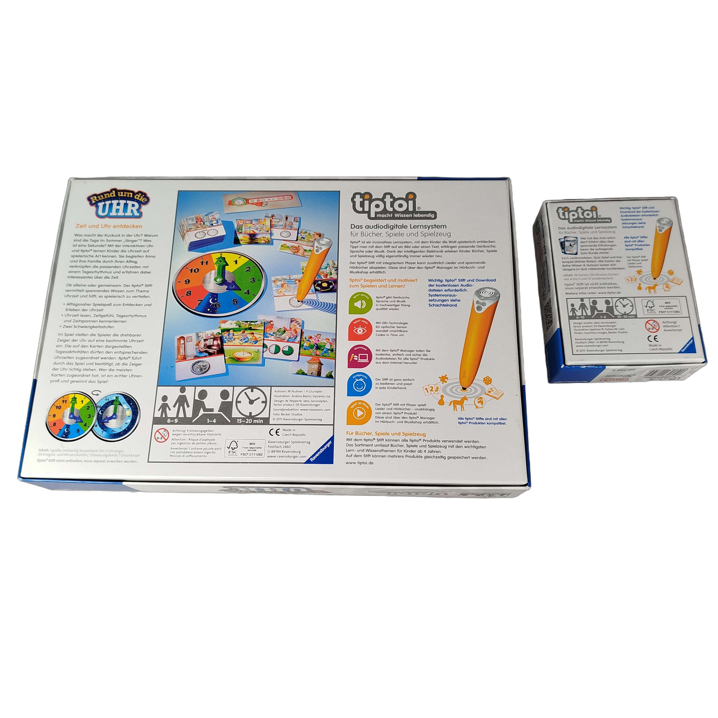 Ravensburger Bundle tiptoi 2 Lernspiele Wissen & Quizzen