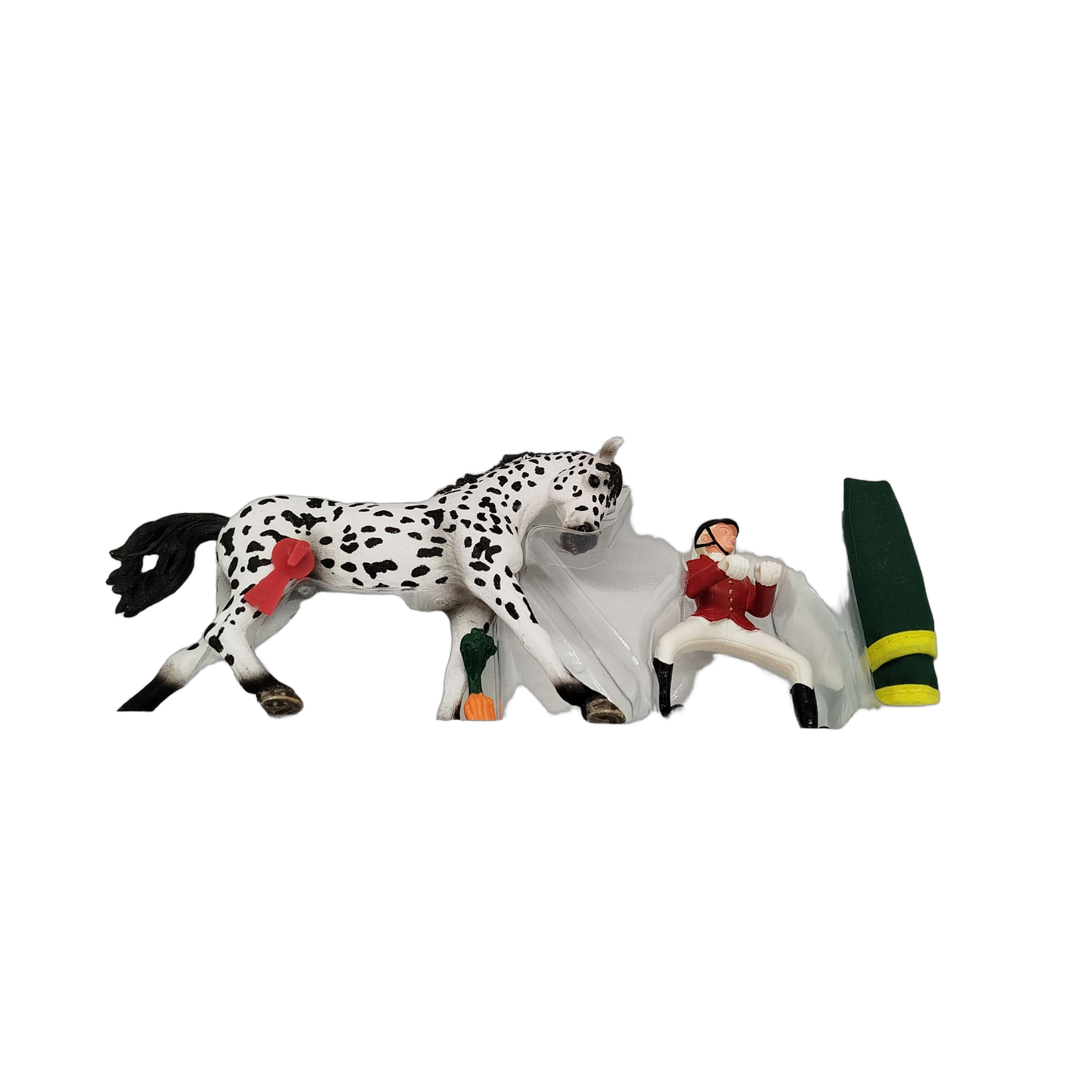 Schleich 41434 Reitturnier Set mit Knabstrupper Stute