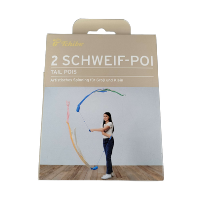 Tchibo 2 Schweif-Poi Geschicklichkeitsspiel Neuwertig
