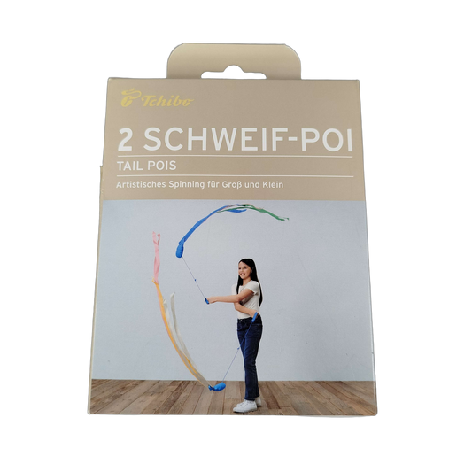 Tchibo 2 Schweif-Poi Geschicklichkeitsspiel Neuwertig