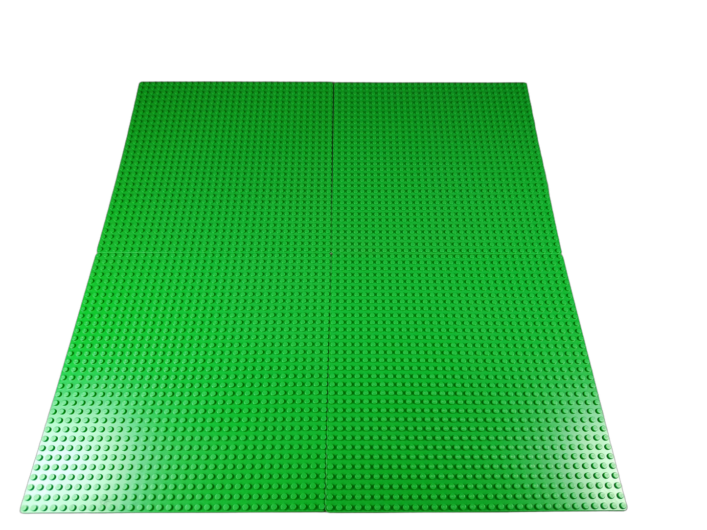 LEGO Bundle 4x Grüne Grundplatte Bauplatten