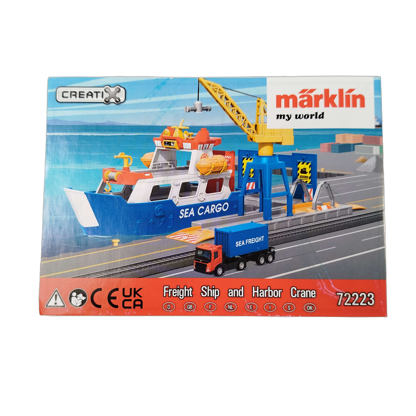 Märklin 72223 Frachtschiff & Hafenkran Spielset