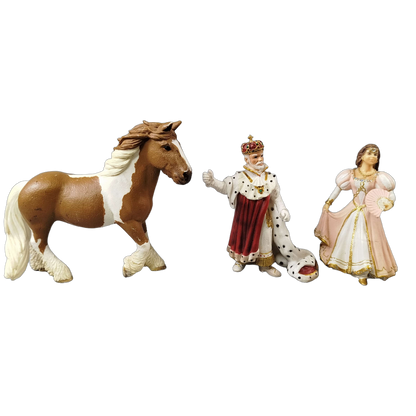 Schleich Tiere Bundle 7 Teile Pferde & Figuren