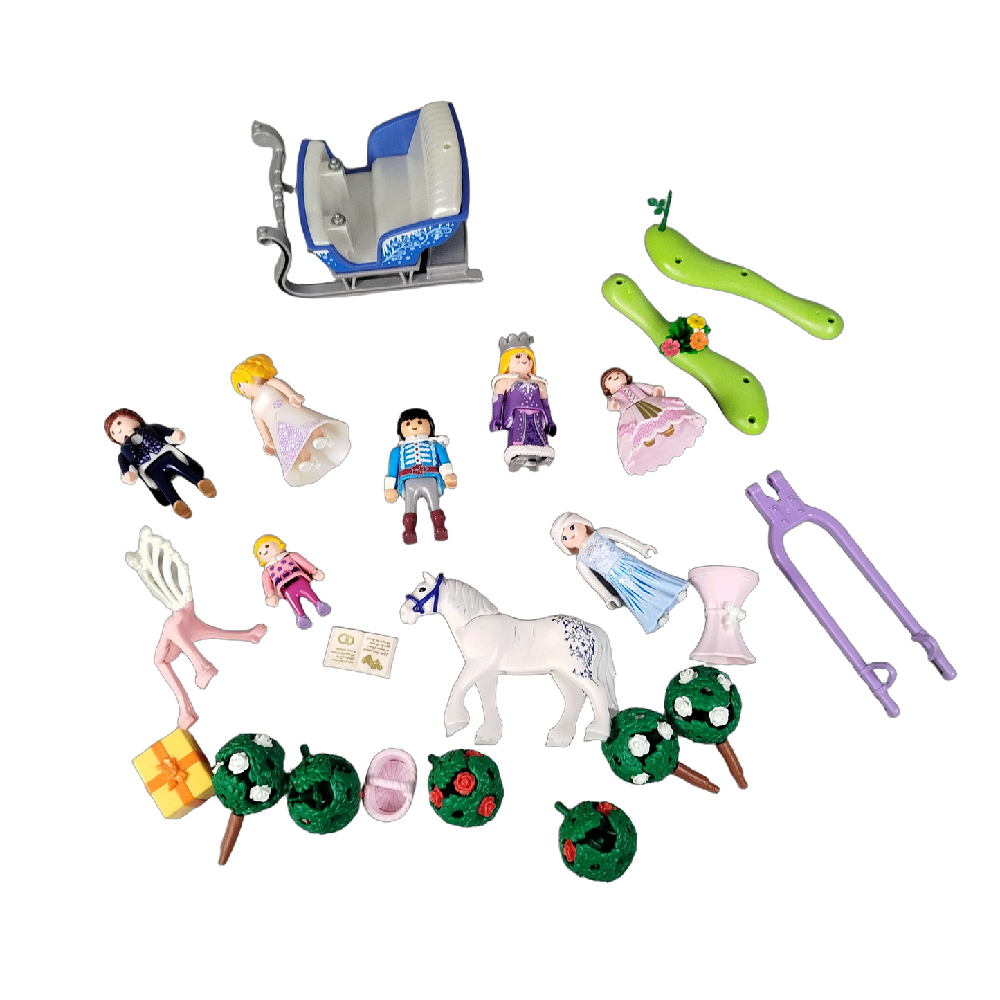 Playmobil Bundle Feen Figuren Pferd Schlitten