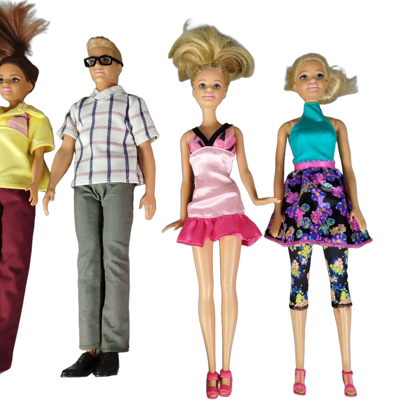 Mattel Bundle Barbie & Ken Set von 5 Puppen
