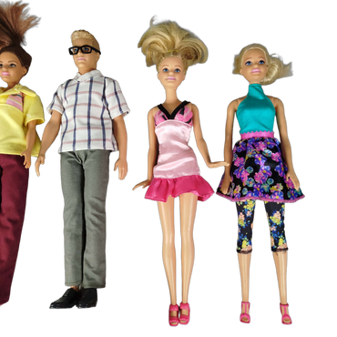 Mattel Bundle Barbie & Ken Set von 5 Puppen