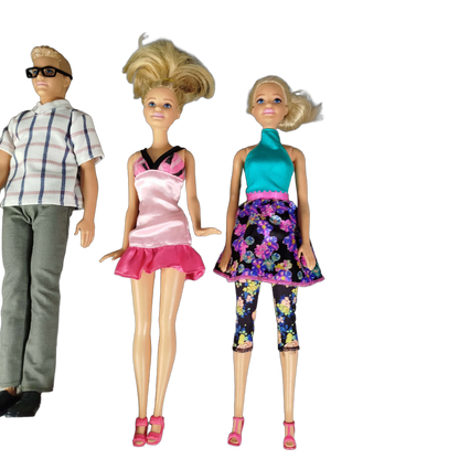 Mattel Bundle Barbie & Ken Set von 5 Puppen