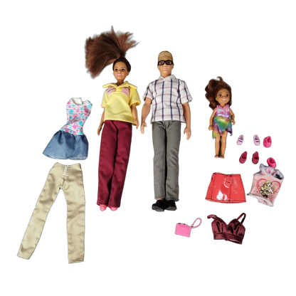 Mattel Bundle Barbie & Ken Set von 5 Puppen