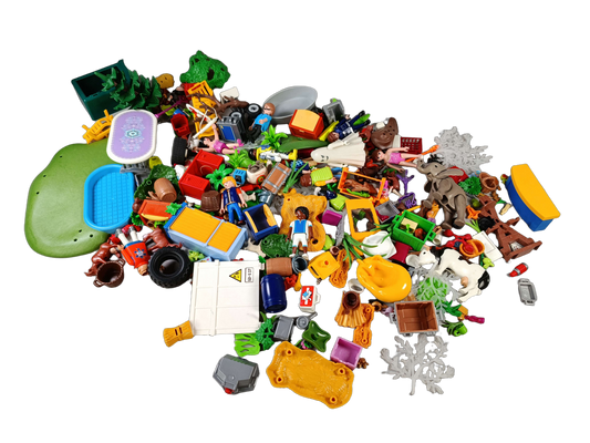 Konvolut Playmobil ca. 1 kg Figuren & Tiere, Fahrzeuge, ab 3 Jahre